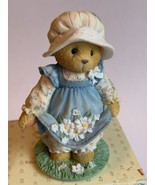 1994 Enesco Cherished Teddies Gail 103772 Girl Bear With Daisies Box - $9.49