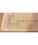 Vintage Open Work Linen Handkerchief - $75.05 MXN