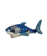 Adventure Planet Stuffed Sequin Shark Plush Shiney 14” Stuffed Ocean Ani... - $10.53