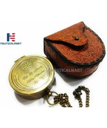 Engraved Brass Compass Gift Not All Those Who Wander are Lost Inspirational - $26.00