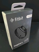 Fitbit Inspire 3 Fitness &amp; Health Tracker (Black) Brand New Unopened - $1,313.03 MXN