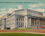 New Municipal Auditorium St. Louis MO Postcard PC559 - $8.99