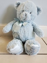 Gund Baby My First Teddy Blue Soft Stuff Plush Teddy Bear Animal Large 20&quot; - £15.89 GBP