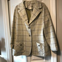 Montgomery Ward Vintage Womens Sz 22 Jacket Blazer 2 Button 2 Pocket Coat  - £21.46 GBP