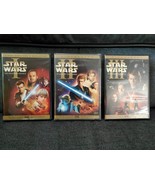 Star Wars Prequel Trilogy DVD 6-Disc Lot (w/ 3 movies) **USED** - $21.00