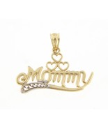 &quot;mommy&quot; Women&#39;s Charm 10kt Yellow and White Gold 481420 - €59,71 EUR