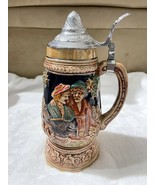 Vintage Toyo Japan Swiss Musical Lidded Beer Stein 10&quot; Tall Not working ... - €19,56 EUR