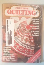 Creative Quilting Magazine  November December 1987 - £1.57 GBP