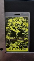 L.A. GUNS - VINTAGE ORIGINAL ALL ACCESS CONCERT TOUR LAMINATE BACKSTAGE ... - $20.00