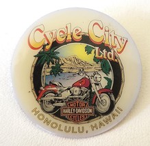 Harley Davidson Motorcycles Pin Tac Cycle City Ltd Honolulu Hawaii 2001 1 3/8&quot; - £7.89 GBP
