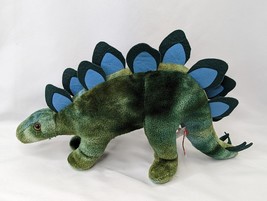 Douglas Green Dinosaur Plush 7 Inch Stegosaurus Sounds Stuffed Animal Toy - $8.95