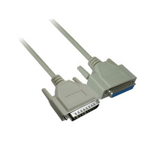 RS-232 Serial Extension Cable DB25 Male to Female 3ft Ships from TX - $19.34