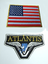Stargate SG-1 Atlantis Team Patch Set with US Flag - £9.58 GBP