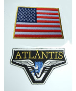 Stargate SG-1 Atlantis Team Patch Set with US Flag - £9.69 GBP