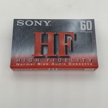 Single - Sony HF Normal Bias Audio Cassette Tapes 60 Minutes - Blank  New Sealed - £5.49 GBP