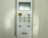 Midea RG57H1(B)/BGCEU1-M LCD AC Remote Control, White - OEM Original - $19.95