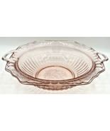 Vintage Mayfair Jeanette Glass Pink Depression Glass Bowl SKU U221 - £23.97 GBP