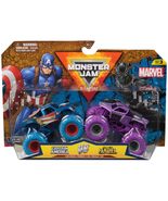 Monster Jam, Marvel Official Thanos Vs. Thor Die-Cast Monster Trucks, 1:... - $455.26 MXN