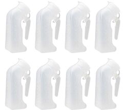 8 Pcs, Male Urinal Urine Pee Bottle With Cover Lid 1 Quart, 1000 mL - $18.12