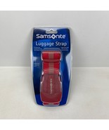 RED Samsonite Luggage Heavy Duty Strap Travel  NIP fits up to  72in cases  - £9.61 GBP