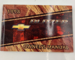 1998 Chevrolet Blazer Owners Manual Handbook OEM H04B34018 - £15.50 GBP