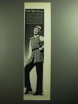 1970 Saks Fifth Avenue Pantsuit Advertisement - Very Saks Fifth Avenue - £14.76 GBP