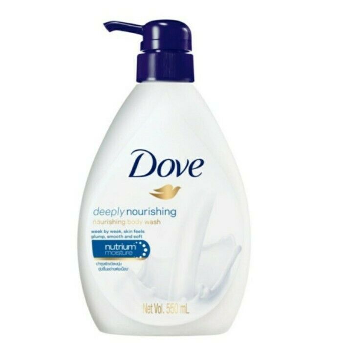 DOVE Deep Nourishing Body Bath Shower Foam Wash with Pump 6 X 500 ML Refreshing - £89.32 GBP