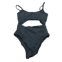 Aerie One Piece Swimsuit Cheeky Cutouts Scoop Neck Black S - $28.90