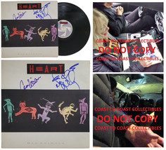 Nancy Wilson &amp; Ann Wilson Signed Heart Bad Animals Album Vinyl Proof COA Auto - £568.31 GBP