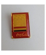 Vintage Coca-Cola Hungary With Flag Olympic Lapel Hat Pin - $14.22 CAD