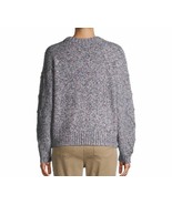 Womens Christmas Sweater XL XXL 16 18 20 - Crewneck Cable Knit - Blue Ti... - £12.27 GBP