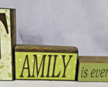 Family is Everything Wood Block Sign  - $17.95