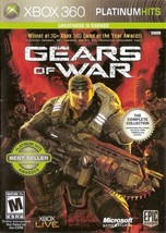 XBOX 360 Gears Of War Video Game PLATINUM HITS action fps shooter rpg RE... - $6.82