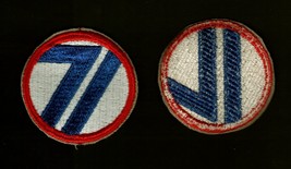 WW2 ERA 71st INFANTRY DIVISION PATCH FULL COLOR: DEALER LOT OF 20 PATCHES - £12.66 GBP