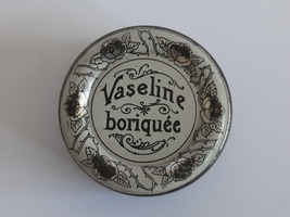 Vintage Tin Vaseline boriguee  d-4.5 cm. # 0300 - £6.80 GBP