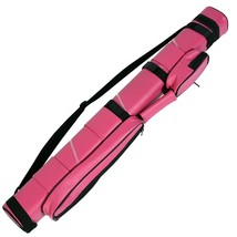 2X2 Hard Billiard Pool Cue Stick Carrying Case Hot Pink White - £87.30 GBP