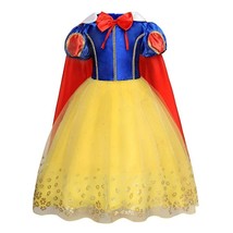 Princess Costume for Halloween Party Kids Dress up Cosplay Outfits Cape ... - £18.94 GBP