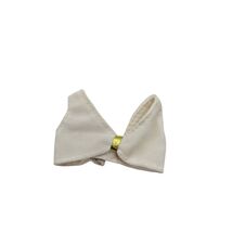 Vintage Doll Halter Bralette Top Ivory Cream Gold Ring 1:6 Barbie-Size B... - $12.99