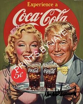 Donald Trump And Marilyn Monroe Rare vintage 1958 16X20  on Canvas. - $11,897.06 MXN