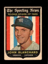 1959 Topps #117 John Blanchard Fair (Rc) Yankees Nicely Centered *NY4851 - $2.70