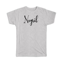 Negril : Gift T-Shirt Cursive Travel Souvenir Country Jamaica - £14.34 GBP
