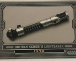 Star Wars Galactic Files Vintage Trading Card #591 Obi Wan Kenobi Lights... - $2.48