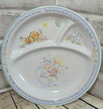 Precious Moments Melamine Plate w/ compartments God is Great vintage 1987 Enesco - £4.96 GBP