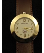 Wrist Watch Bord a&#39; Bord French Uni-Sex Solid Bronze, Genuine Leather B5 - £102.68 GBP