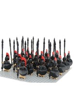 21pcs/lot Roman Army Spartan Soldiers Medieval Knights Minifigures Block... - $32.99