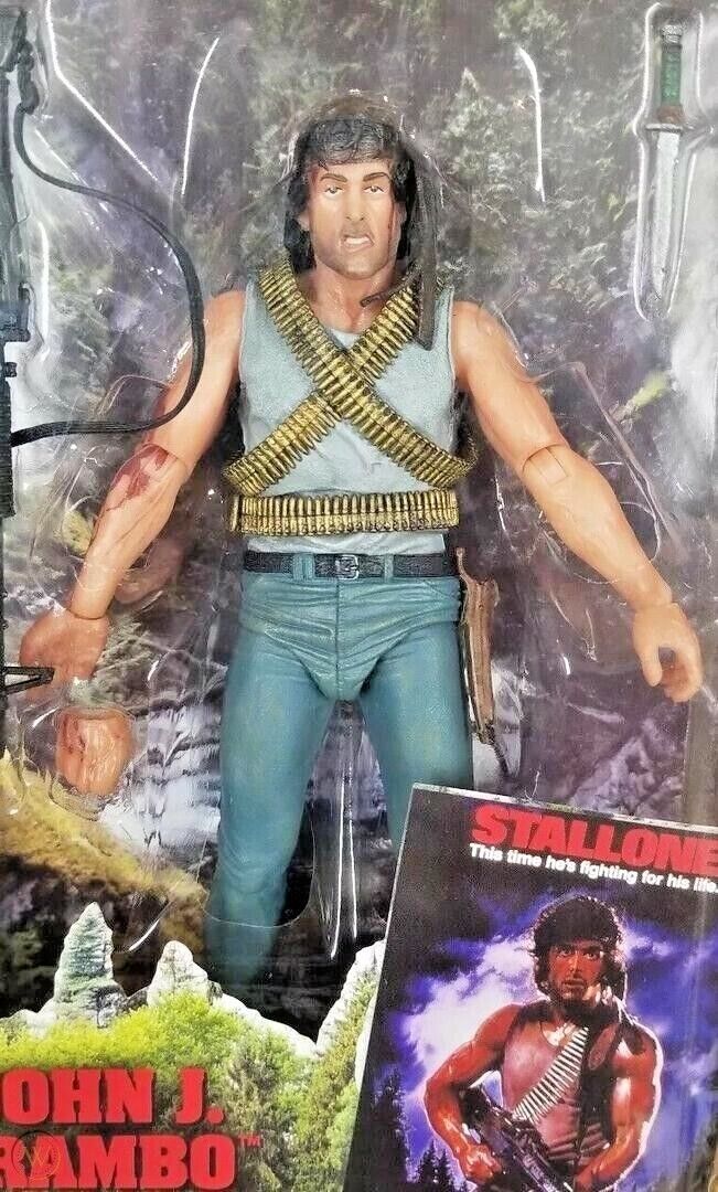 NECA Rambo First Blood Series John J Rambo 7 In Action Figure - Action ...