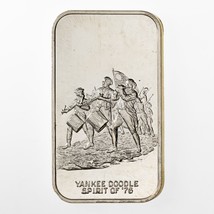 1973 Yankee Doodle By U.S. Coinage Corporation 1 oz. Silver Art Bar - £51.41 GBP