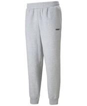 PUMA Mens Classics Oversized Fit Embroidered Logo Jogger Pants,Grey Heat... - $58.05