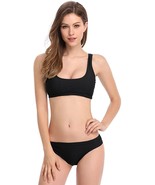 Womens Sexy High Waisted Vintage Bikini Swimsuit Sets Two Pieces Swimwea... - $12.86