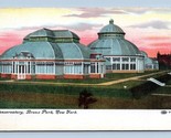Bronx Park Conservatory Building New York NY NYC UNP Unused DB Postcard P1 - £2.80 GBP